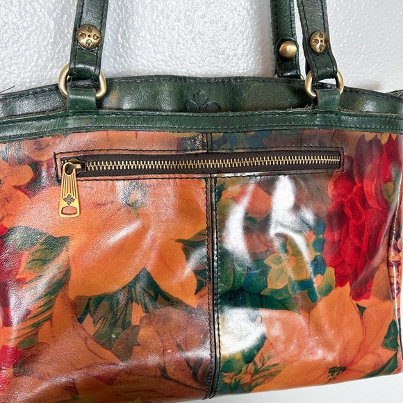 Patricia Nash Poppy Leather Tote Shoulder Bag - Picture 4 of 10